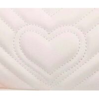 Gucci Women GG Marmont Matelassé Mini Bag White Matelassé Chevron Leather