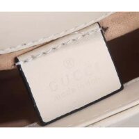 Gucci Women GG Marmont Matelassé Mini Bag White Matelassé Chevron Leather