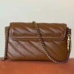 Gucci Women GG Marmont Matelassé Super Mini Bag Brown Double G - Bild 3