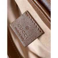 Gucci Women GG Marmont Matelassé Super Mini Bag Brown Double G (2)