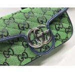 Gucci Women GG Marmont Multicolor Super Mini Bag Green Double G - Image 6