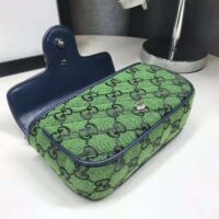 Gucci Women GG Marmont Multicolor Super Mini Bag Green Double G (1)