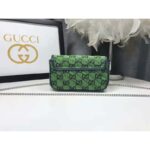 Gucci Women GG Marmont Multicolor Super Mini Bag Green Double G - Image 8