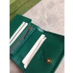 Gucci Women Gucci Diana Card Case Wallet Double GG Green Leather - immagine 8