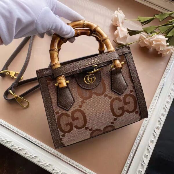 Gucci Jumbo GG Mini Diana Handle Bag