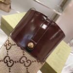 Gucci Women Knee-High Boot Harness Beige Ebony Maxi GG Canvas Interlocking G – Image 9