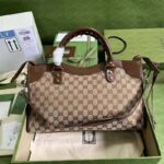 Gucci Women The Hacker Project Medium Neo Classic Bag Beige Original GG Canvas - Image 3