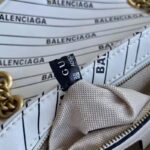 Gucci Women The Hacker Project Small GG Marmont Bag Balenciaga White Leather - Bild 10