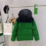 Gucci Women The North Face x Gucci Padded Jacket Green Ebony GG Canvas - Bild 3