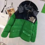 Gucci Women The North Face x Gucci Padded Jacket Green Ebony GG Canvas - Bild 2