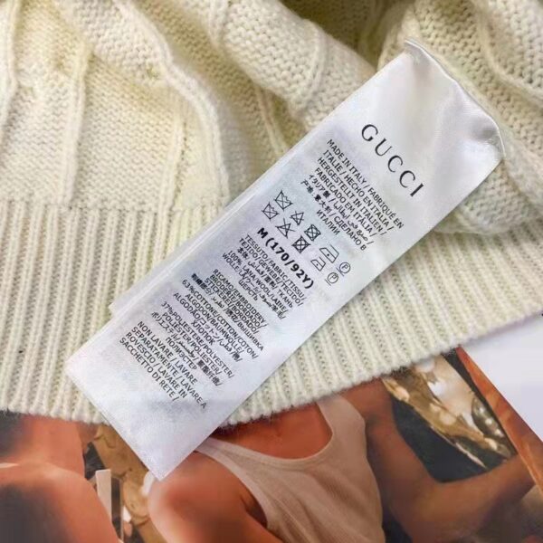 Gucci Women The North Face x Gucci Sweater Ivory Soft Wool (10)