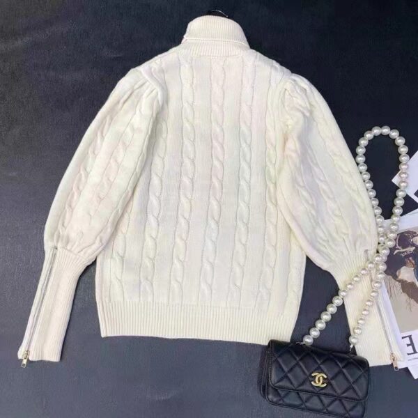 Gucci Women The North Face x Gucci Sweater Ivory Soft Wool (3)
