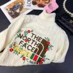 Gucci Women The North Face x Gucci Sweater Ivory Soft Wool - Image 6