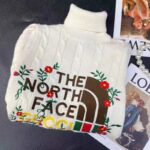 Gucci Women The North Face x Gucci Sweater Ivory Soft Wool - Image 4