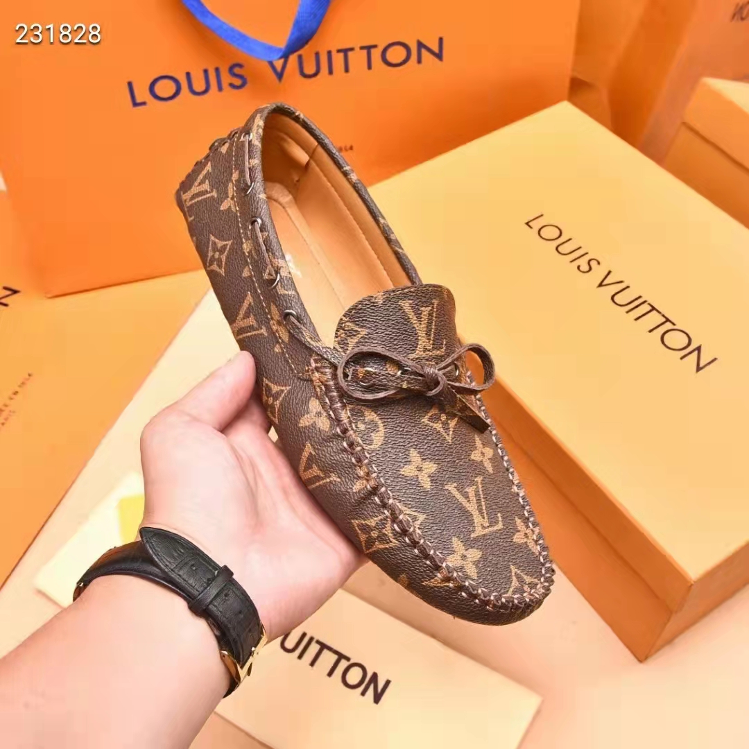 Louis Vuitton Men's Monogram Denim Arizona Moccasin – Luxuria & Co.