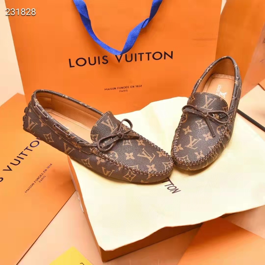 Louis Vuitton LV Men Arizona Moccasin Shoes Brown - LULUX