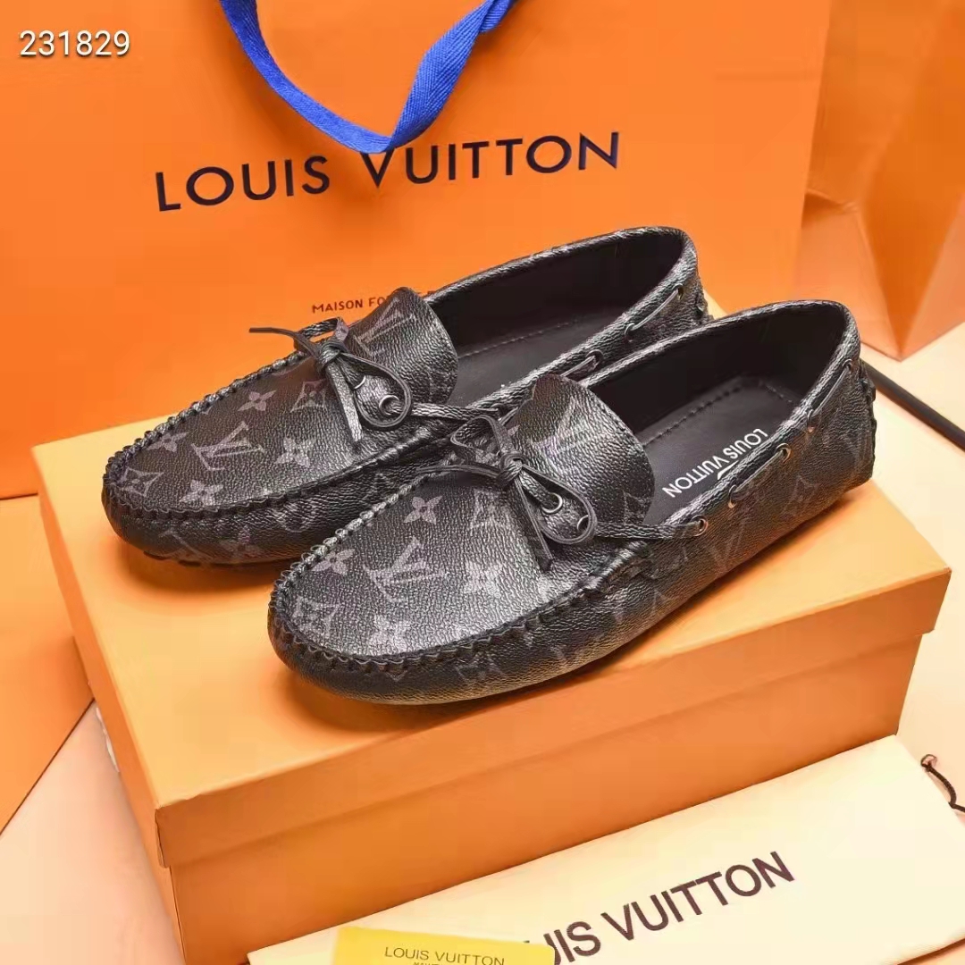 Louis Vuitton Men's Monogram Denim Arizona Moccasin – Luxuria & Co.