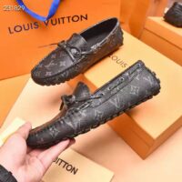 Louis Vuitton LV Men Arizona Mocassin Eclipse Black Monogram Eclipse Canvas