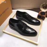 Louis Vuitton LV Men Kensington Derby Black Epi Calf Leather Blake Construction