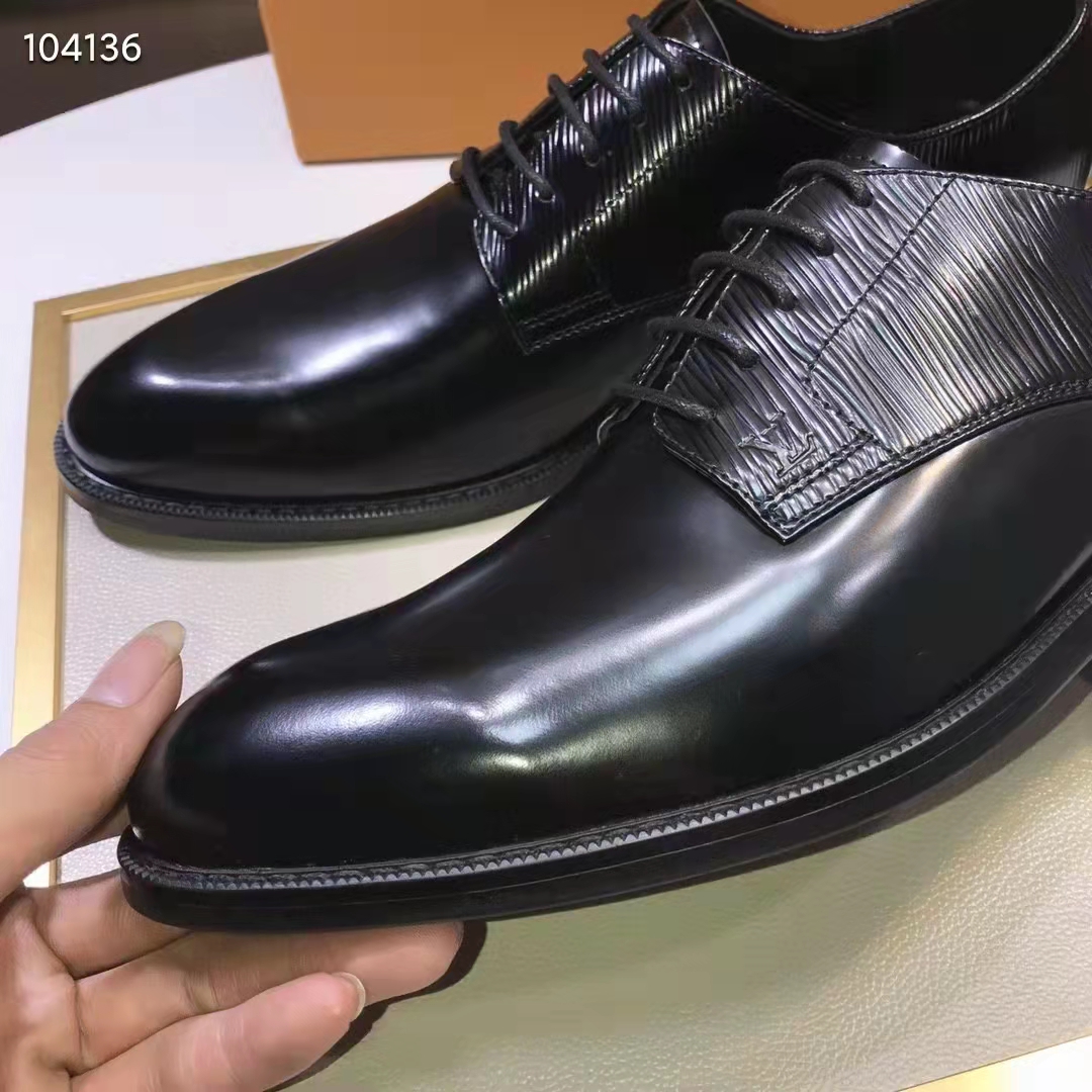 LV Kensington Derby black shoes - size: 43, Luxury, Sneakers & Footwear on  Carousell