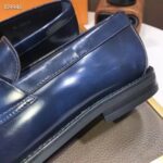 Louis Vuitton LV Men Major Loafer Navy Blue Glazed Calf Monogram Canvas - Bild 10
