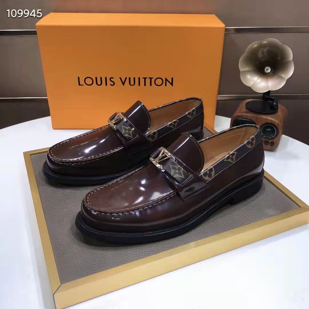 Louis Vuitton Rare Sold Out Men's 9 US Damier Ebene Major Loafer Shoes  53lk825s at 1stDibs