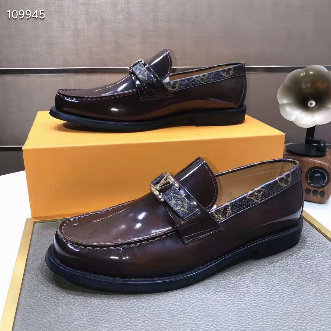 Louis Vuitton LV Voltaire Loafer new Brown Leather ref.212589