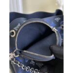 Louis Vuitton LV Unisex Bella Bag Navy Blue Mahina Calfskin – Image 8