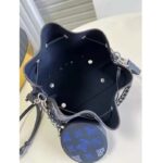 Louis Vuitton LV Unisex Bella Bag Navy Blue Mahina Calfskin – Image 7