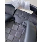 Louis Vuitton LV Unisex Campus Backpack Damier Infini Onyx Silver Cowhide Leather – Bild 9