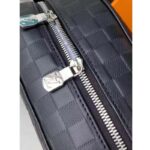 Louis Vuitton LV Unisex Campus Backpack Damier Infini Onyx Silver Cowhide Leather – Bild 8