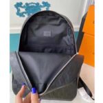 Louis Vuitton LV Unisex Campus Backpack Damier Infini Onyx Silver Cowhide Leather – Bild 6