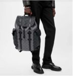 Louis Vuitton LV Unisex Christopher PM Backpack Grey Monogram Eclipse Coated Canvas – Bild 11