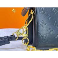 Louis Vuitton LV Unisex Coussin BB Black Monogram-Embossed Puffy Lambskin Calfskin (1)