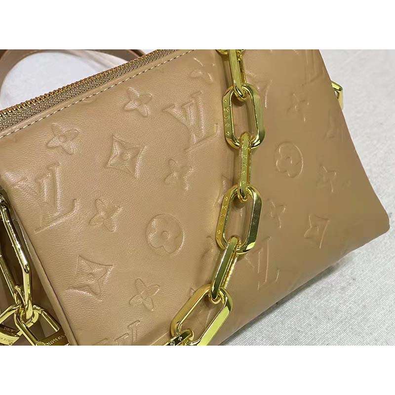 Louis Vuitton Black Monogram Embossed Puffy Lambskin Pochette