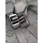 Louis Vuitton LV Unisex Discovery Backpack Black Monogram Shadow Calf Cowhide Leather - Imagen 9