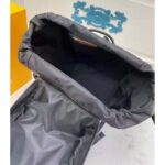 Louis Vuitton LV Unisex Discovery Backpack Black Monogram Shadow Calf Cowhide Leather - Imagen 7