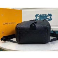 Louis Vuitton LV Unisex Discovery Backpack Black Monogram Shadow Calf Cowhide Leather (2)