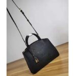 Louis Vuitton LV Unisex Grand Palais Tote Black Monogram Embossed Grained Cowhide Leather - immagine 4