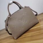 Louis Vuitton LV Unisex Grand Palais Tote Gray Monogram Embossed Grained Cowhide Leather - Image 5
