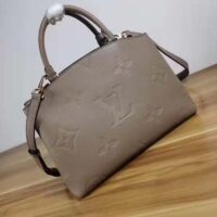 Louis Vuitton LV Unisex Grand Palais Tote Gray Monogram Embossed Grained Cowhide Leather (9)
