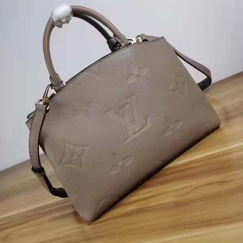 Louis Vuitton LV Grand Palais tote bag Grey Leather ref.355051 - Joli Closet