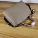 Louis Vuitton LV Unisex Grand Palais Tote Gray Monogram Embossed Grained Cowhide Leather - Image 6