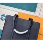 Louis Vuitton LV Unisex LV Aerogram Tote Black Grained Calf Cowhide Leather – Bild 5