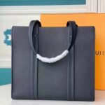 Louis Vuitton LV Unisex LV Aerogram Tote Black Grained Calf Cowhide Leather – Bild 3