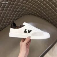 Louis Vuitton LV Unisex Luxembourg Sneaker White Perforated Calf Suede Leather (1)