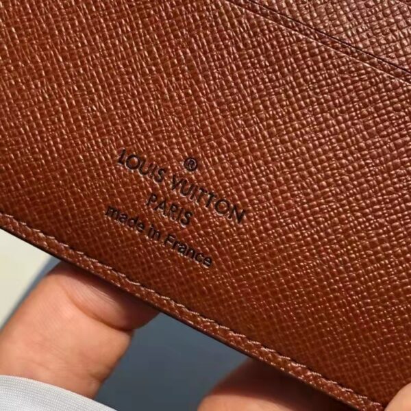 Louis Vuitton LV Unisex Multiple Wallet Brown Coated Canvas Cowhide Leather (3)