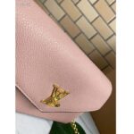 Louis Vuitton LV Women Mylockme Chain Pochette Beige Soft Grained Calfskin - Image 9
