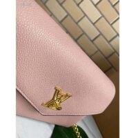 Louis Vuitton LV Women Mylockme Chain Pochette Beige Soft Grained Calfskin