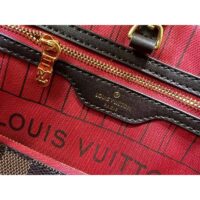 Louis Vuitton LV Unisex Neverfull PM Tote Brown Damier Ebene Coated Canvas (1)